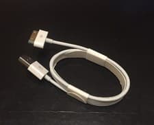 Image of White 30-Pin iPhone Cable 1m - for iPhone 4S/4/3GS, iPad 2/1, iPod Classic
