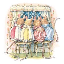 Image of Brambly Hedge Watching The Snow Fall Pack of 8 Christmas Cards