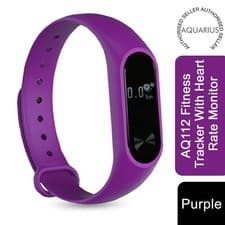 Image of Aquarius AQ112 Fitness Tracker with Heart Rate Monitor, Purple