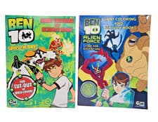 Image of Ben 10 Giant Coloring and Activity Book -Saves the Day! Paperback (Lot of 2)