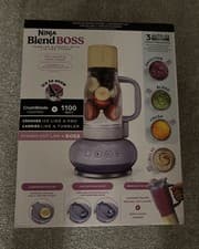Image of Ninja BlendBoss Blender Portable Tumbler Lavender Lemonade DB351UKPR | Brand new