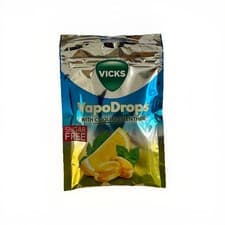 Image of Vicks VapoDrops with cooling menthol ,Sugar Free ,Vegan Lozenges 72g