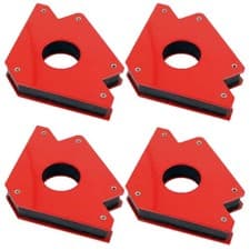 Image of Heavy Duty x4 75lb Large Welding Magnet Right Angle Square Holder Soldering