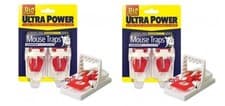 Image of Mouse Traps Baited Ready to Use STV148 The Big Cheese Ultra Power - 4 Traps