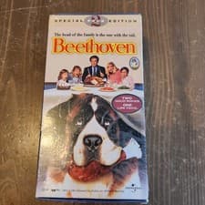 Image of Vtg Beethoven/Beethovens 2nd (2-VHS, 1992) S.E. 2 Pack New W/ Watermarks Rare!