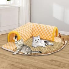 Image of Creative Pet Cat Tunnel Bed and Playing Ball Toys Exercise Play Center Top Pet
