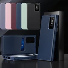 Image of Smart View Wallet Case Folding Cover for Samsung Galaxy S24 25 26 Ultra Book