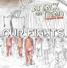 Image of Attack on Titan Coloring Book 2: Our Fights by Hajime Isayama (Paperback Book)