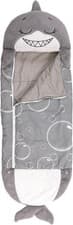 Image of Happy Nappers 2 Pack Grey Shark Pillow Sleepy Sack Medium 54 x 20 Inches