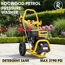 Image of RocwooD Petrol Pressure Washer Max 3190 PSI 7HP High Power Jet Recoil Start