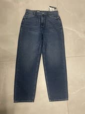 Image of Noisy May Jeans Brooke Regular Fit Straight Leg 28 Blue New With Tags