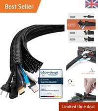 Image of Cable Tidy Sleeve, 13mm/∅0.51"-3m/9.84ft Cable Management Sleeve, Wire Loom S...