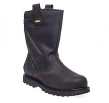 Image of DEWALT Rigger Boot SBP Leather Steel Toe Midsole Goodyear Welted Safety