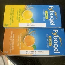 Image of Fybogel lemon and orange Ispaghula Husk Natural Fiber Drink 30 Sachets, 60 Count