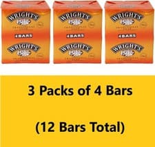 Image of Wrights Coal Tar Soap 100g Bar Traditional Antiseptic All Skin Types x12 Bars