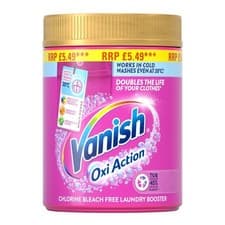 Image of Vanish Gold Oxi Action Powder Pink 470g – Stain Remover for Whites & Colours