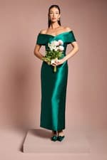 Image of Coast Emerald Column Dress Womens Bridesmaids Dresses
