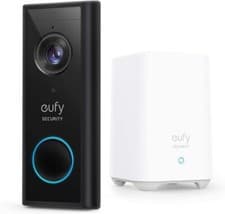 Image of Eufy Wireless Smart Video Doorbell 2K HD WDR Security Camera No Monthly Fee 16GB