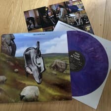 Image of English Teacher NUMBERED PINK BLUE MARBLE Vinyl This Could Be Texas Blood Rare