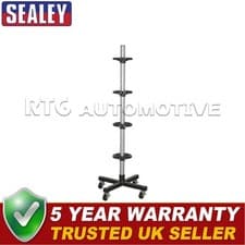 Image of Sealey Wheel Storage Trolley 100kg Capacity STR004