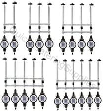 Image of Optic Bottle Rack Holder Wall Mounted Bracket Metrix Spirit Dispensers Bar