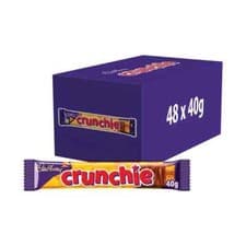 Image of Cadbury Crunchie Milk Chocolate/Honeycomb Bar 40g (Pack of 48) 100140