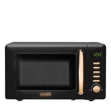 Image of Haden Black Microwave 20L with Copper Effect handle