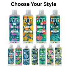 Image of Faith In Nature Shampoo, Conditioner & Body Wash / Shower Gel Range 400ml