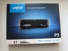 Image of Crucial P3 1TB PCIe 3.0 NVMe M.2 SSD