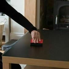 Image of 90cm wide MATT BLACK FILM STICKY BACK PLASTIC VINYL D-C-FIX SELF ADHESIVE