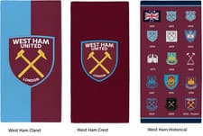 Image of West Ham United Bath Towel 100% Cotton