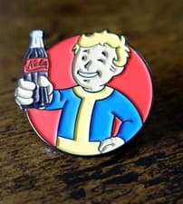 Image of Fallout Nuka Cola Metal Enamel Pin Badge Gamer Fall Out