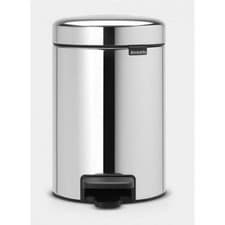 Image of BRABANTIA 3L PEDAL BIN NEWICON BRILLIANT STEEL