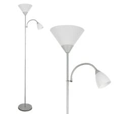 Image of Mother & Child Standard Floor Lamp Uplighter Adjustable Reading Standing Light