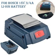 Image of Battery USB Power Charger Converter Adapter Portable For Bosch 18V 3/4A Li-ion