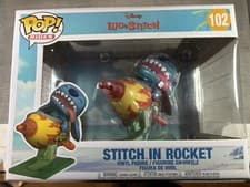 Image of Funko Pop #102: Stitch in Rocket Rides Disney Lilo Animation Vinyl Figure