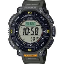 Image of Casio Pro Trek PRG-340-3JF Triple Sensor Solar Watch Green Eco Band Japan Import
