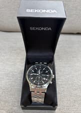 Image of New Mens Sekonda 3332 Multi-Dial Bracelet Chronograph Watch