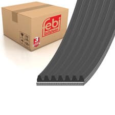 Image of 7 Ribbed Auxiliary V Belt Aux Multi 2035mm 7PK2035 Fits Mercedes Febi 34454