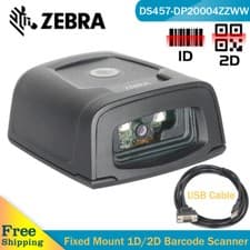 Image of Zebra DS457-DP20004ZZWW Handsfree USB 1D 2D QR Barcode Scanner Reader