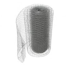 Image of Galvanised Chicken Wire Mesh Fencing 25M, 50M (Various Sizes Poultry Net Garden)