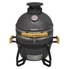 Image of Deluxe Kamado BBQ Grill, Oven, Smoker, Ceramic 16"(40cm)