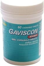 Image of Gaviscon Advance Chewable Peppermint Tablets (60 count)