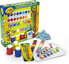 Image of Crayola Washable Kid's Paint Kit 40 Pieces Art & Craft