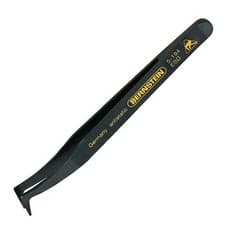 Image of Bernstein 5-194 ESD Tweezers 120mm Bent Pointed Tips