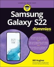 Image of Samsung Galaxy S22 For Dummies by Bill Hughes | Paperback | 2022