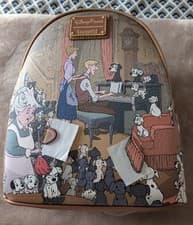 Image of Disney Parks Loungefly 101 Dalmatians Mini Backpack 100 Decades