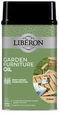 Image of Liberon Clear Garden Furniture Oil 500ml Penetrates Deep Into The Wood UV Filter