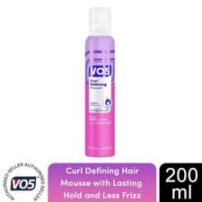 Image of VO5 Curl Defining Hair Mousse with Lasting Hold and Less Frizz, 200ml