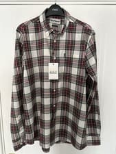Image of Barbour Highland Check Shirt, Size L, Large, New, BNWT, Tailored Fit